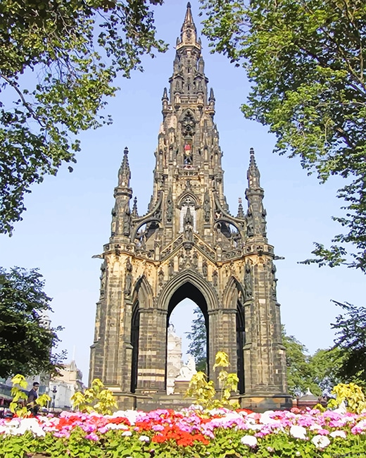 Scott Monument Edinburgh New Painting By Numberss.png