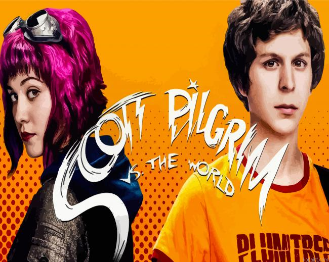 Scott Pilgrim Paint By Numbers