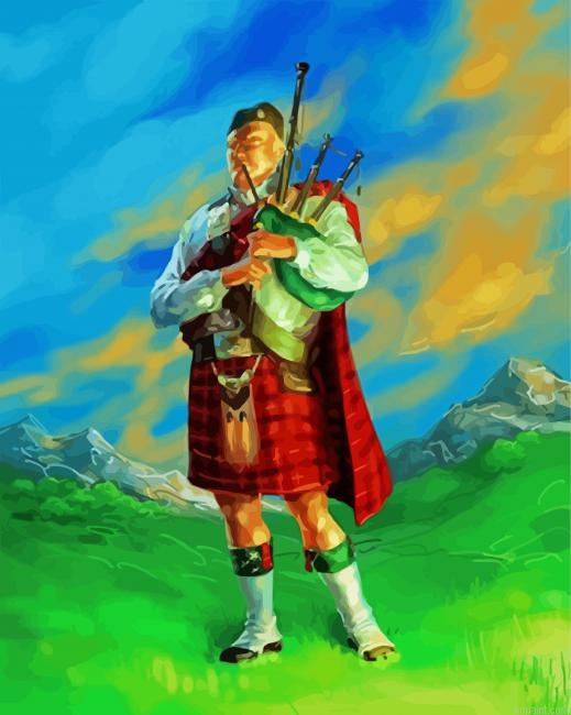Scottish Man Art Painting By Numberss.png