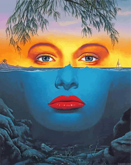 Sea Girl Painting By Numberss.png