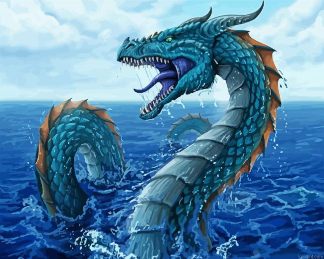 Sea Serpent Leviathan Painting By Numberss.png