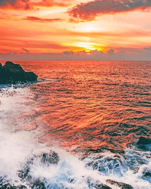 Sea Sunrise New Painting By Numberss.png