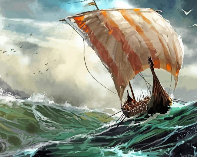 Sea Waves Painting By Numberss.png