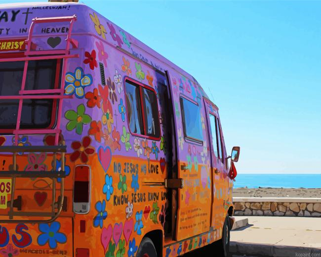 Seascape Hippie Bus Painting By Numberss.png
