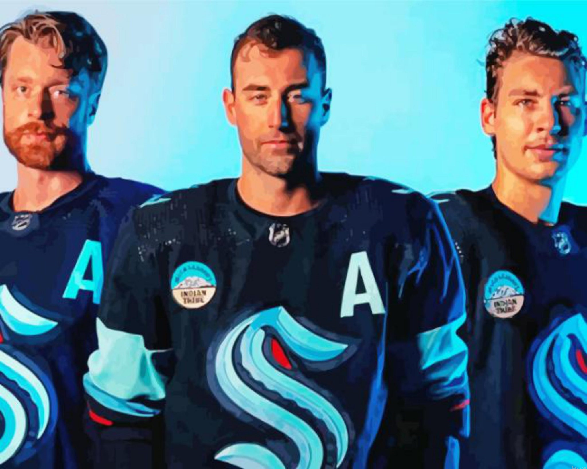 Seattle Kraken Ice Hockey Players Painting By Numberss.png