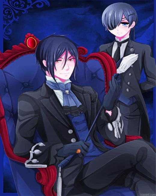 Sebastian And Ciel Painting By Numberss.png