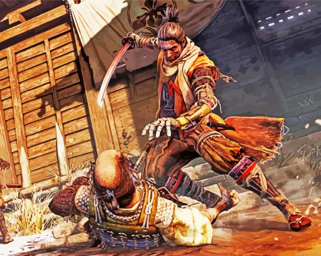 Sekiro Game Animation Painting By Numberss.png