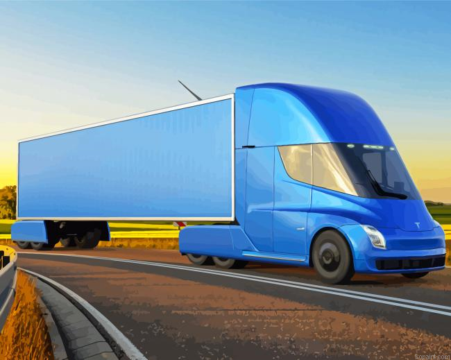 Semi Truck Painting By Numberss.png
