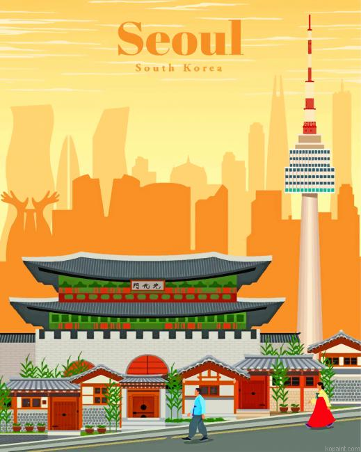 Seoul South Korea Painting By Numberss.png