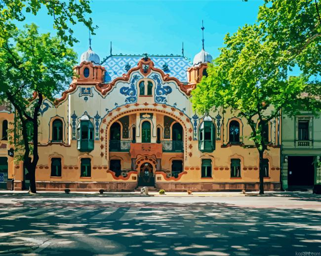 Serbia Park Ferenca Rajhla Painting By Numberss.png