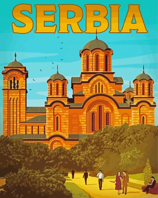 Serbia Poster Painting By Numberss.png