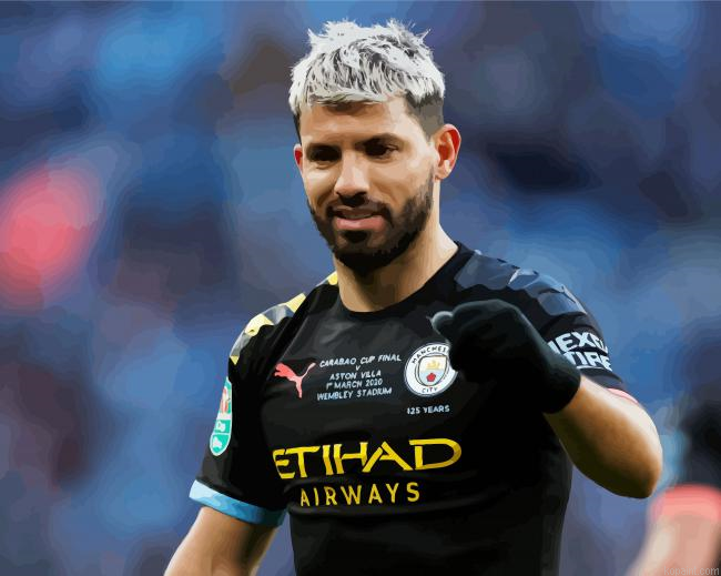 Sergio Aguero Manchester City Painting By Numberss.png