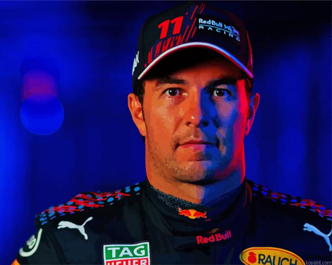 Sergio Perez Driver Painting By Numberss.png