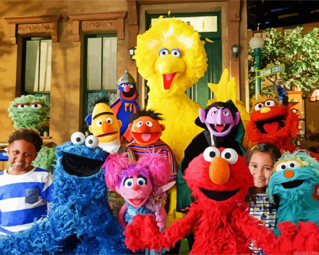 Sesame Street Paint By Numbers