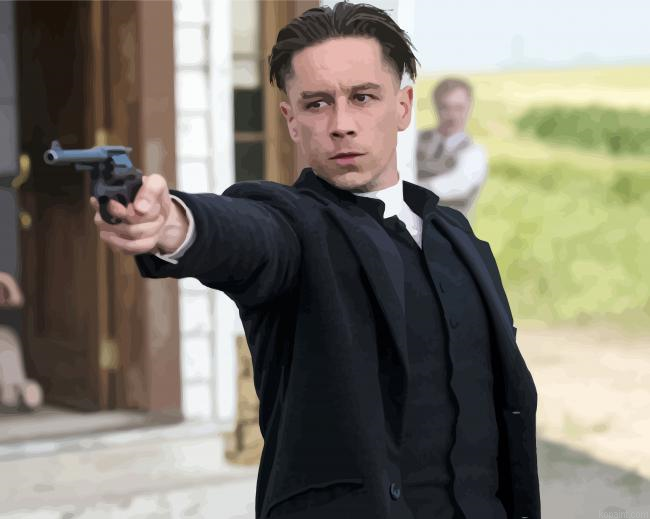 Seth Davenport With Gun Damnation Movie Painting By Numberss.png