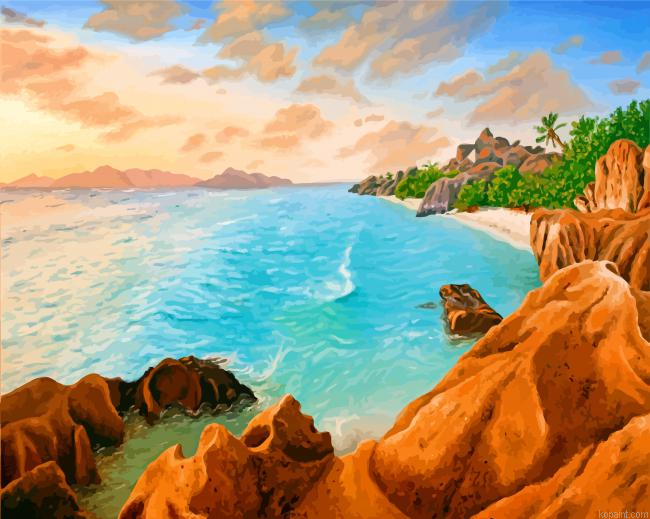 Seychelles Sea Island Painting By Numberss.png