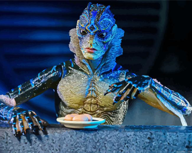 Shape Of Water Amphibian Man Paint By Numbers