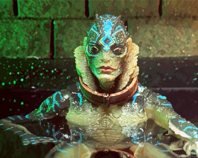 Shape Of Water Character Paint By Numbers