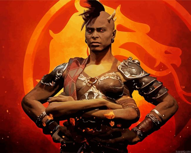 Sheeva Mortal Kombat Game Painting By Numberss.png