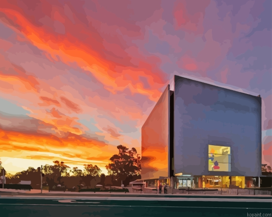 Shepparton Art Museum Sunset Painting By Numberss.png