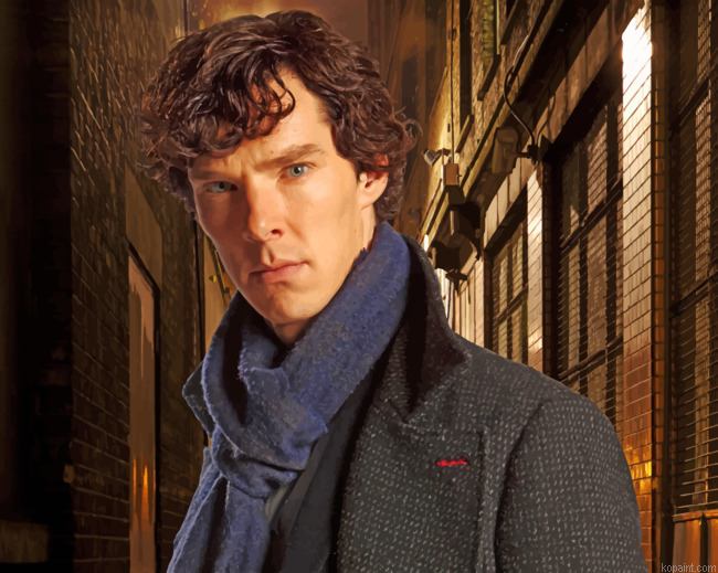 Sherlock Holmes Actor Painting By Numberss.png