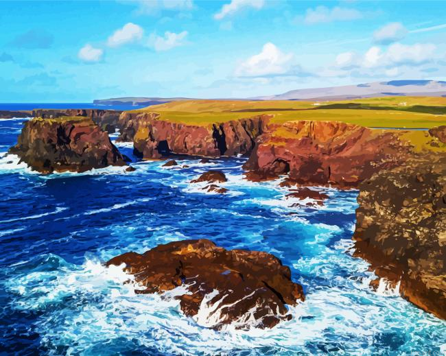 Shetland Islands Seascape Painting By Numberss.png