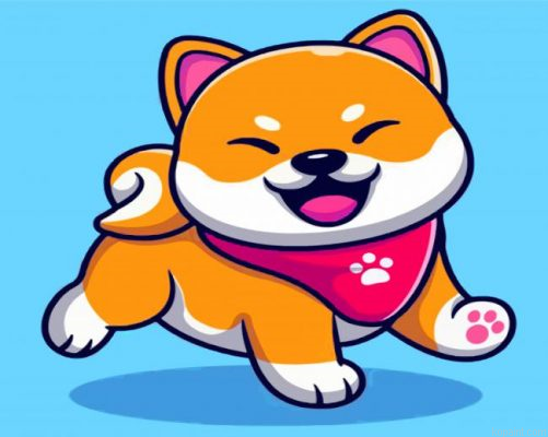 Shiba Inu Dog Painting By Numberss.png