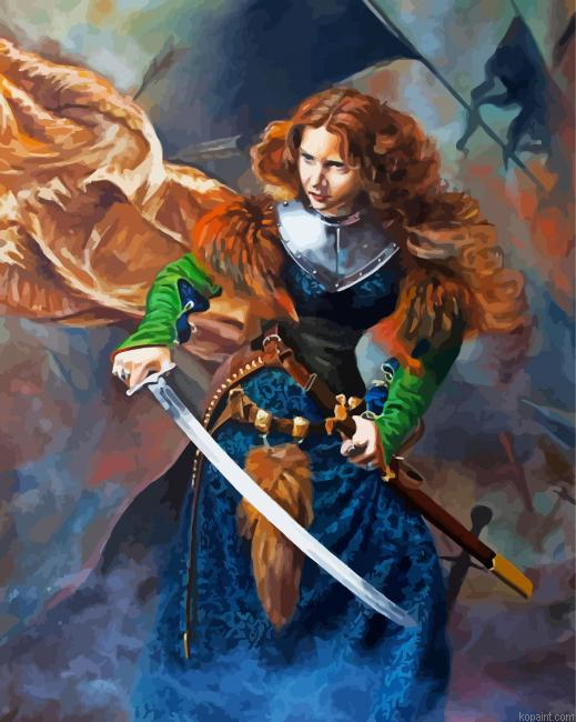 Shield Maiden Paint By Numbers