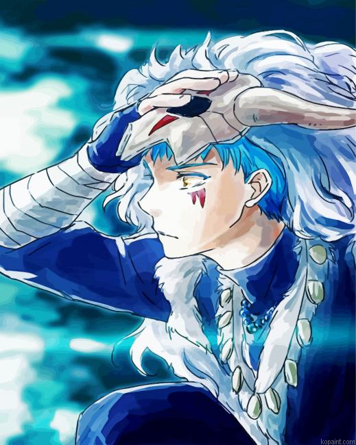 Shin Ah From Yona Of The Dawn Anime Painting By Numberss.png