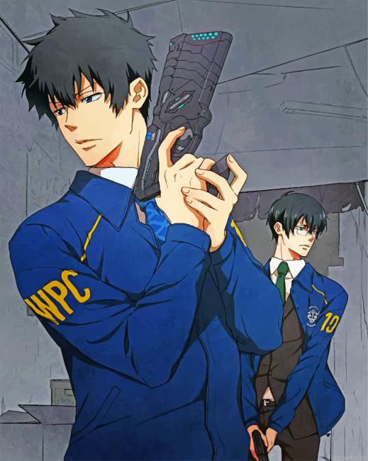 Shinya Kogami Psycho Pass Painting By Numberss.png