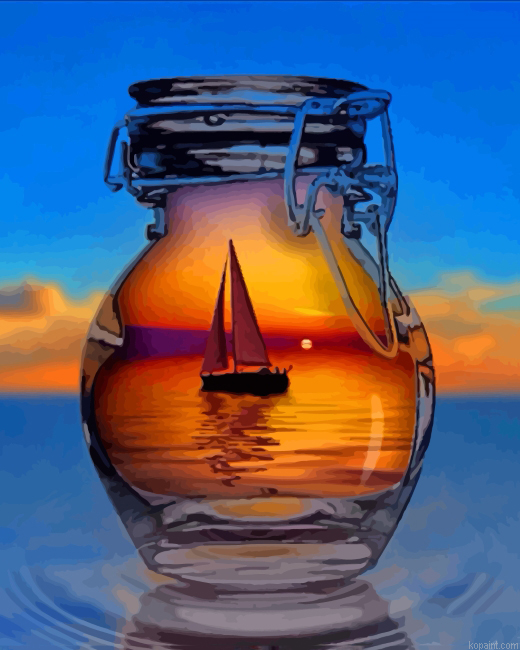 Ship In Glass Bottle Painting By Numberss.png