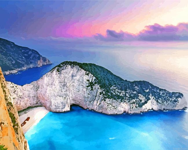 Shipwreck View Point Zante Paint By Numbers.png