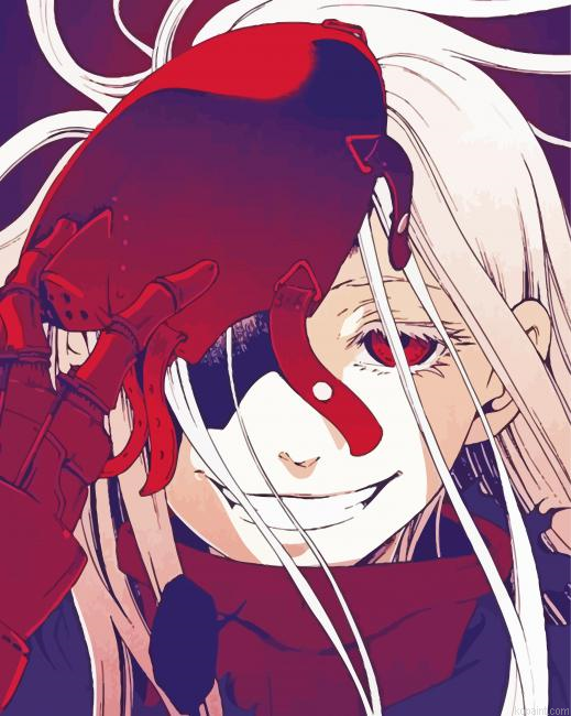 Shiro From Deadman Wonderland Paint By Numbers