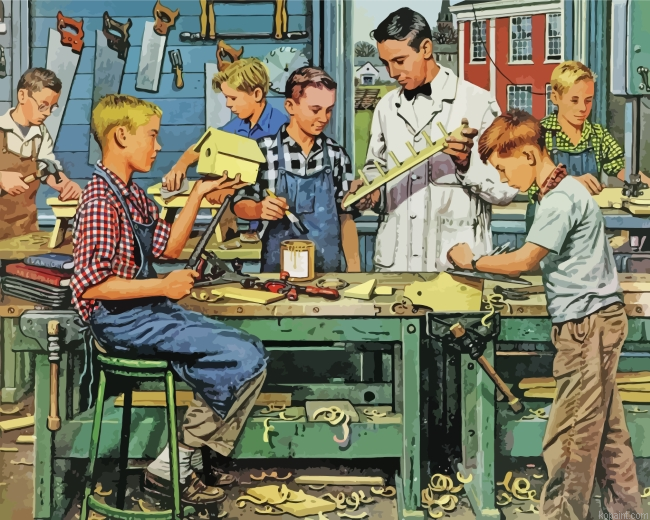 Shop Class By Stevan Dohanos Painting By Numberss.png