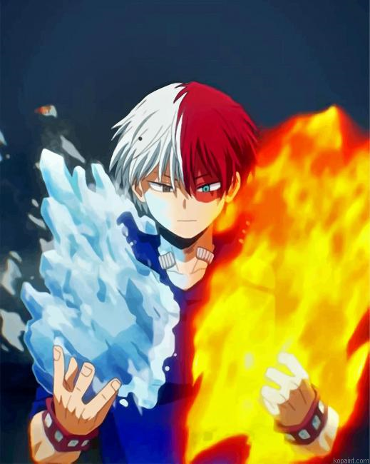 Shoto Todorki Anime Painting By Numberss.png