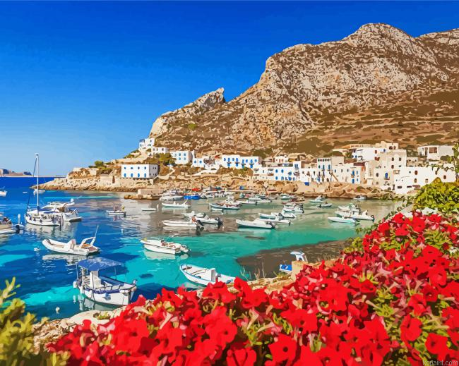 Sicily Palermo Island Paint By Numbers