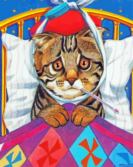 Sick Cat Painting By Numberss.png