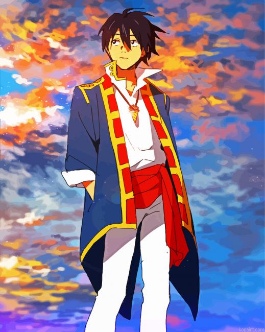 Simon Gurren Lagann Anime Painting By Numberss.png