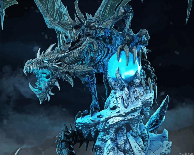 Sindragosa Dragon Painting By Numberss.png