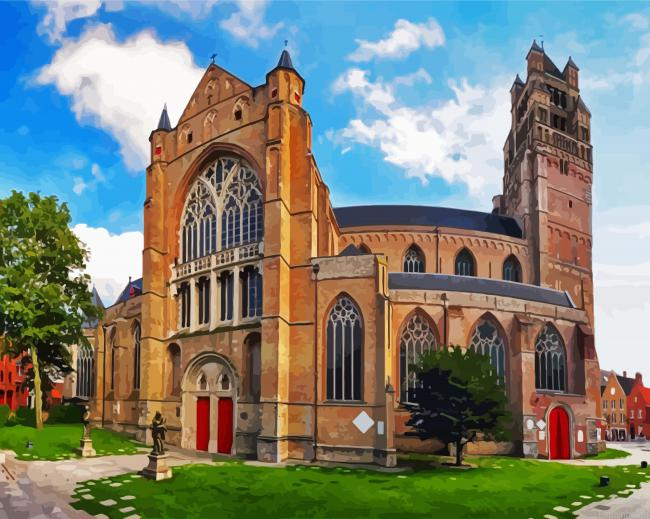 Sint Salvatorskathedraal Bruges Painting By Numberss.png
