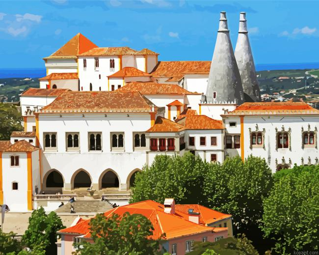 Sintra National Palace Paint By Numbers