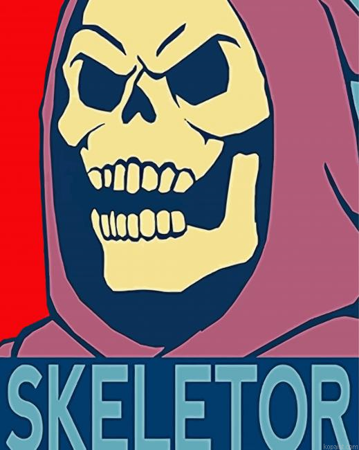 Skeletor Poster Painting By Numberss.png