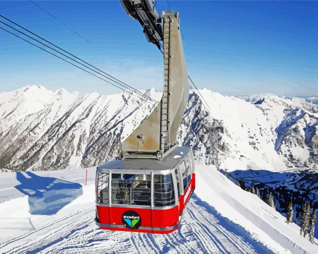 Ski Resort Snowbird Utah Painting By Numberss.png