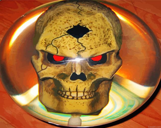 Skull Bowling Ball Painting By Numberss.png