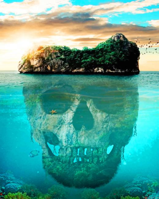 Skull Island New Painting By Numberss.png
