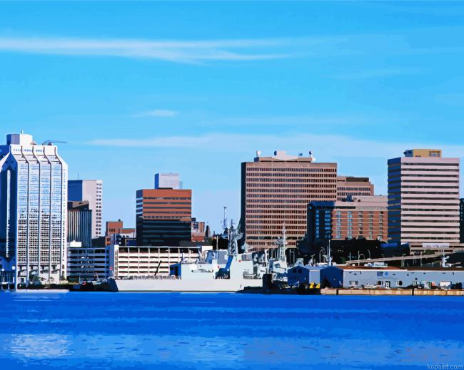 Skyline Halifax Nova Scotia Painting By Numberss.png
