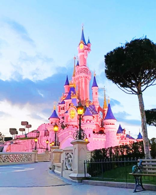 Sleeping Beauty Castle New Painting By Numberss.png