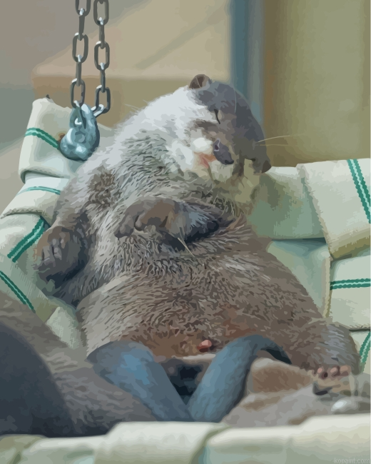 Sleepy Beaver Painting By Numberss.png
