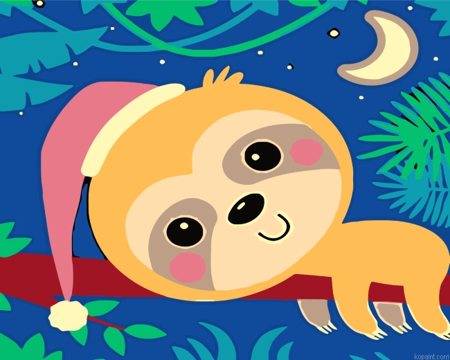 Sleepy Sloth Painting By Numberss.png