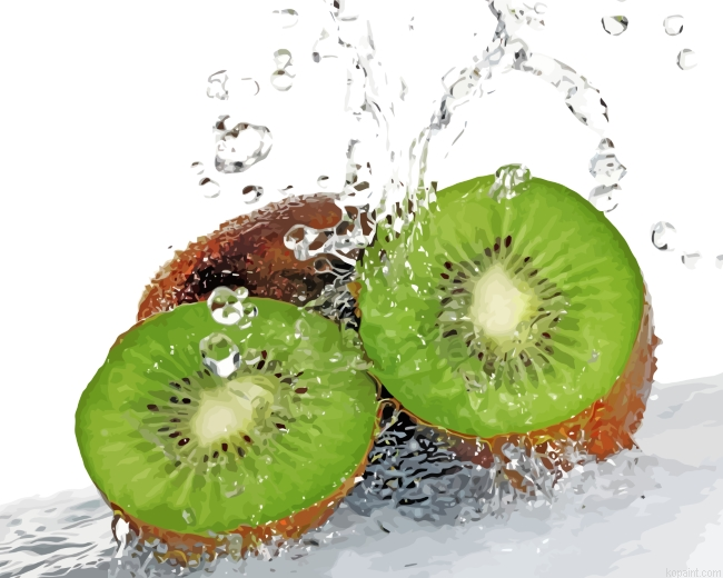 Sliced Kiwi In Water Painting By Numberss.png